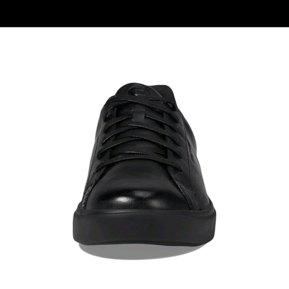 Cole Haan Women’s Grand Crosscourt Daily Leather Sneaker - Black/Black - Picture 3 of 9